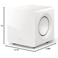 KEF KC92 Subwoofer White Gloss