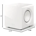 KEF KC92 Subwoofer White Gloss