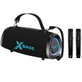 Vinnfier Tango XT310 X-Bass Wireless Bluetooth Portable Speaker with Dual Wireless Handheld Microphones