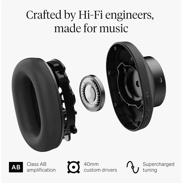 Cambridge Audio Melomania P100 SE Wired/Wireless Bluetooth Noise-Cancelling Over-Ear Headphone with Mic - Black Cambridge Audio Melomania P100 SE Wired/Wireless Bluetooth Noise-Cancelling Over-Ear Headphone with Mic - Black