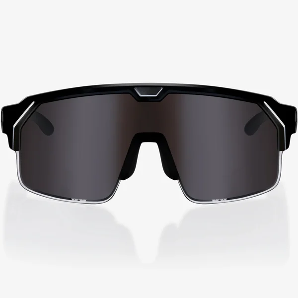 Chamelo Music Shield Smart Tint-Adjustable Sports Sunglasses with Built-In Open-Ear Audio & Mic - Matte Black/Smoke