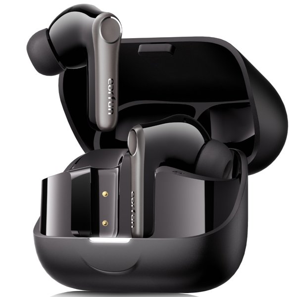 Earfun Air Pro 4+ 2-Driver (1DD+1BA) Hybrid True Wireless Bluetooth Noise-Cancelling In-Ear Earphone with Mic - Black Earfun Air Pro 4+ 2-Driver (1DD+1BA) Hybrid True Wireless Bluetooth Noise-Cancelling In-Ear Earphone with Mic - Black