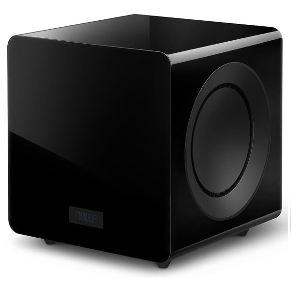 KEF KC92 Dual 9-inch (2x9”) Powered Subwoofer - Black Gloss