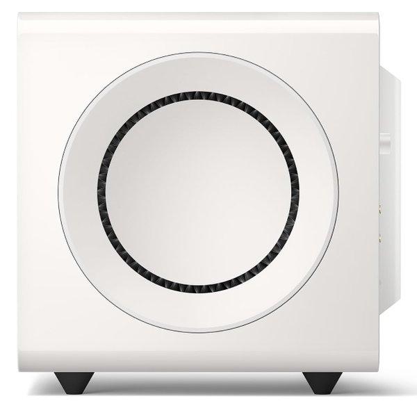 KEF KC92 Dual 9-inch (2x9”) Powered Subwoofer - White Gloss
