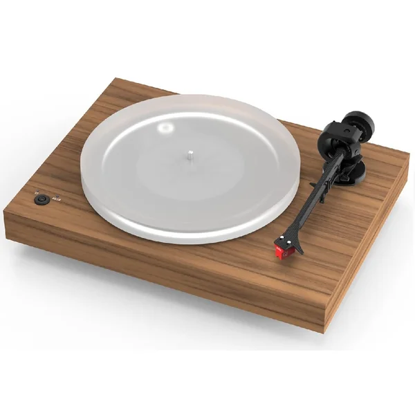 Pro-Ject X2 B Fully Manual Belt-Drive Turntable (Ortofon MC Quintet Red Cartridge) - Real Wood Walnut