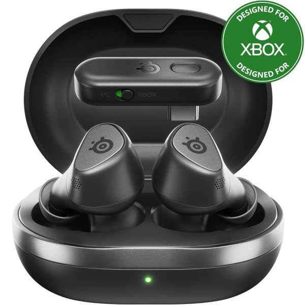 SteelSeries Arctis GameBuds True Wireless Bluetooth+2.4GHz Noise-Cancelling Multi-Platform In-Ear Earphone with Mic - Black SteelSeries Arctis GameBuds True Wireless Bluetooth+2.4GHz Noise-Cancelling Multi-Platform In-Ear Earphone with Mic - Black