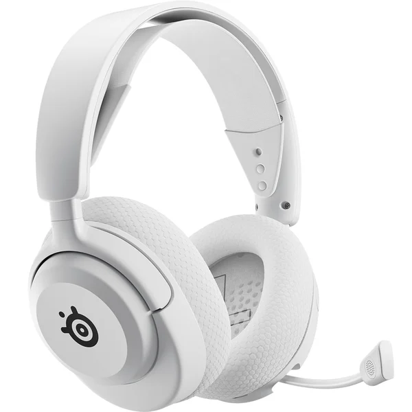 SteelSeries Arctis Nova 5 Wireless Bluetooth+2.4GHz Multi-Platform Over-Ear Gaming Headset with Mic - White