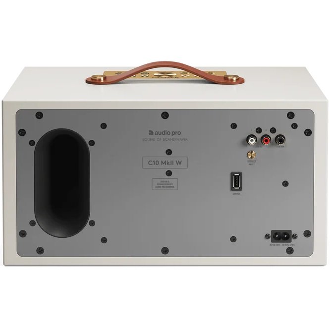 Audio Pro C10 MkII W Classic Multi-Room Wireless Bluetooth/WiFi Network Desktop Speaker - Dune