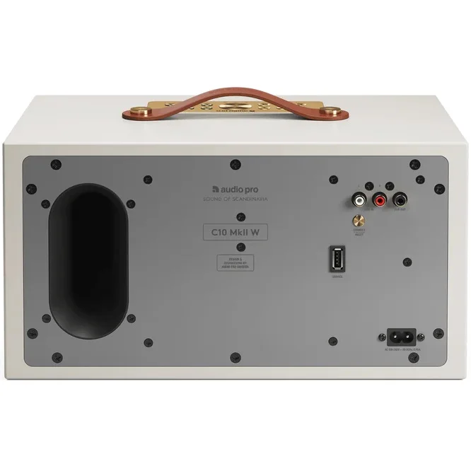 Audio Pro C10 MkII W Classic Multi-Room Wireless Bluetooth/WiFi Network Desktop Speaker - Dune