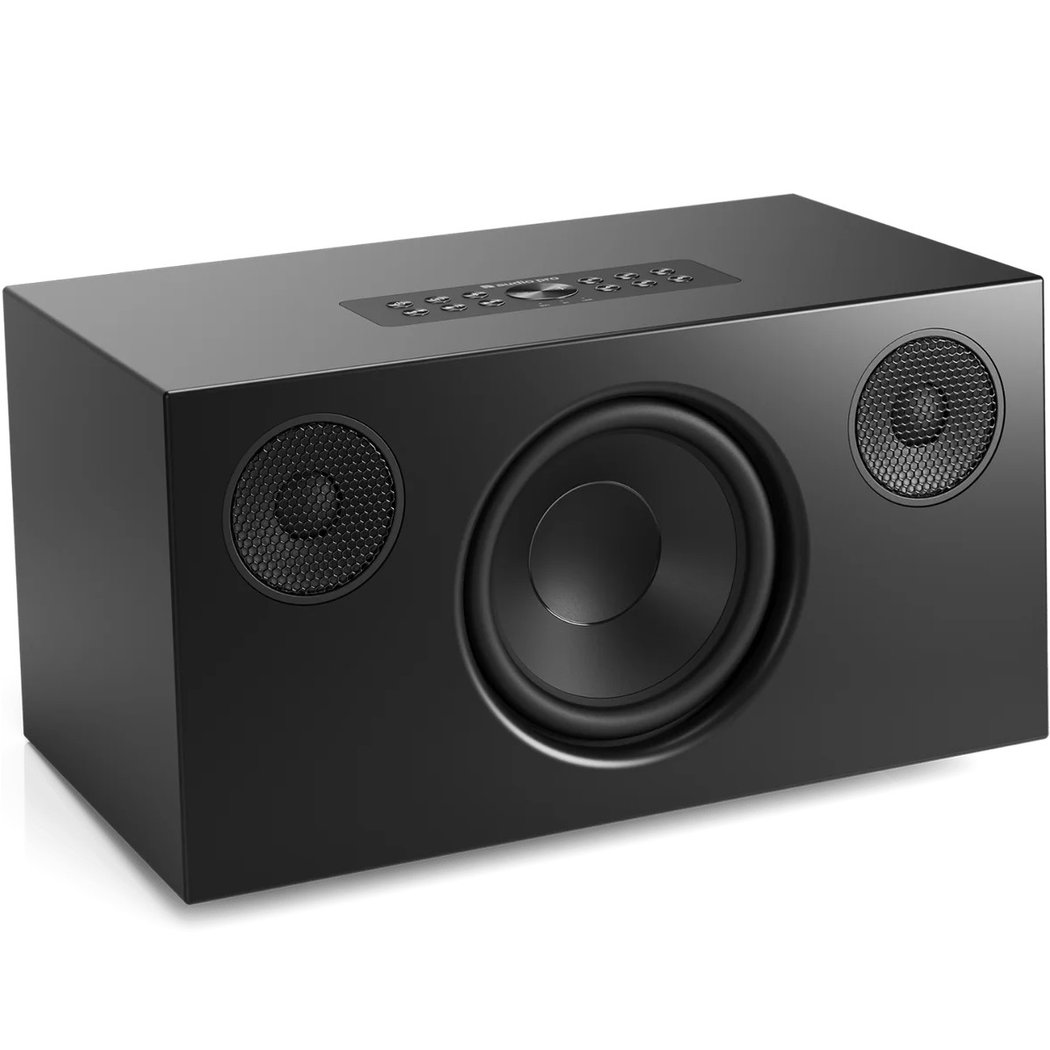 Audio Pro C10 MkII W Multi-Room Wireless Bluetooth/WiFi Network Desktop Speaker - Black