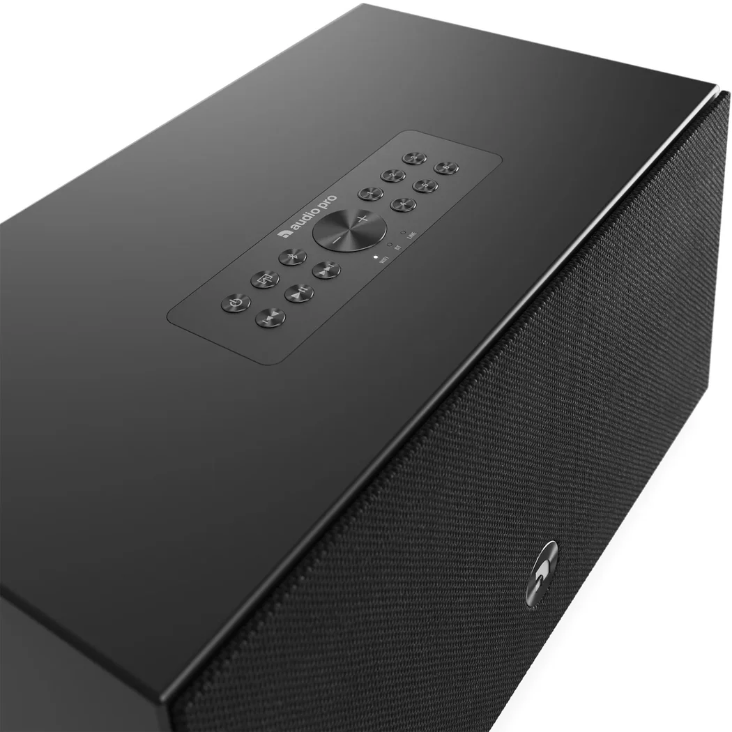 Audio Pro C10 MkII W Multi-Room Wireless Bluetooth/WiFi Network Desktop Speaker - Black