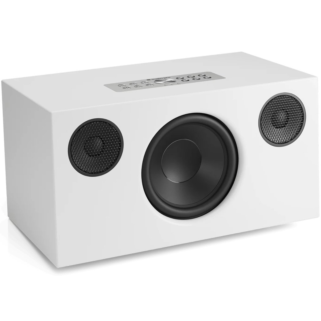 Audio Pro C10 MkII W Multi-Room Wireless Bluetooth/WiFi Network Desktop Speaker - White