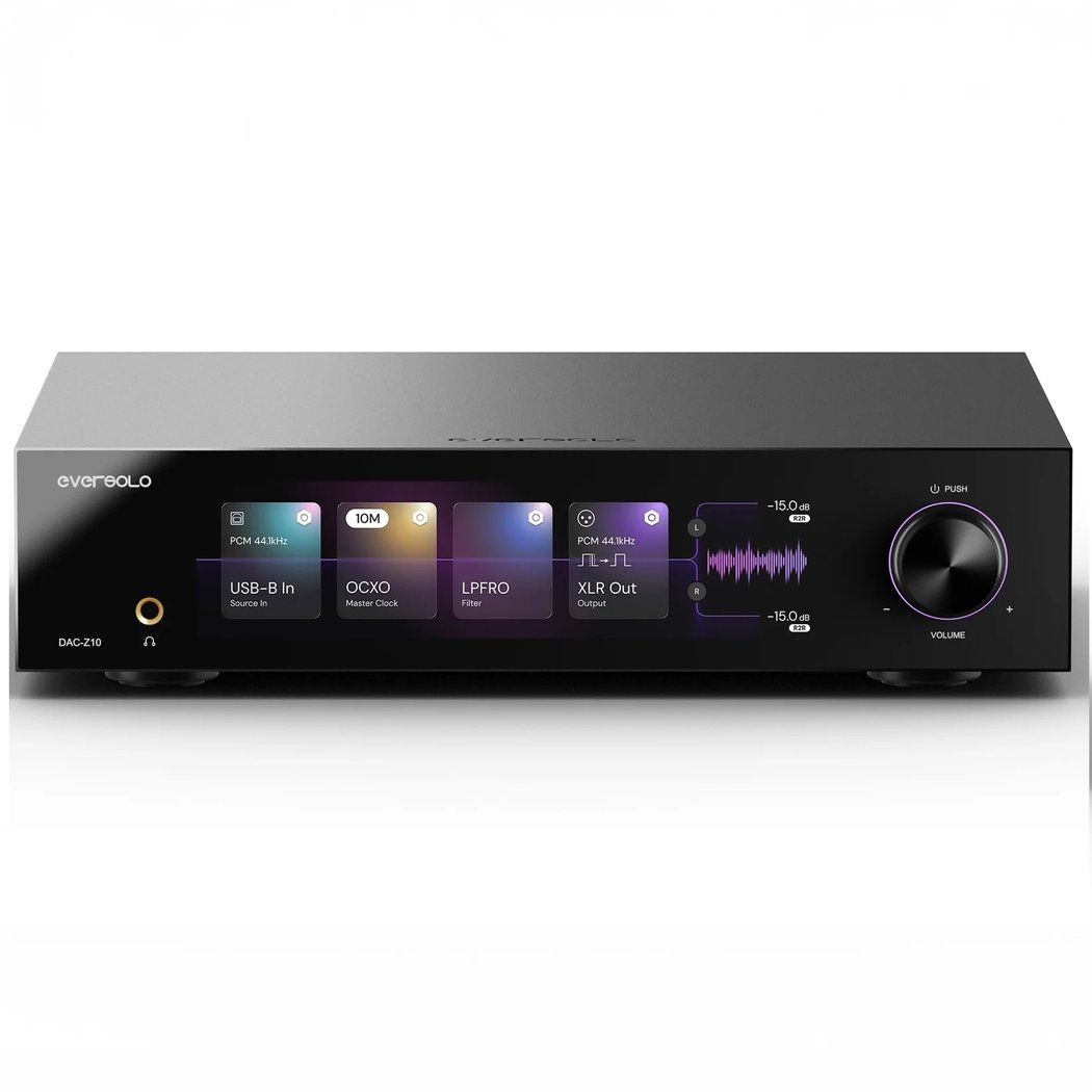 EverSolo DAC-Z10 Digital DAC, Wireless Bluetooth Preamplifier & Headphone Amplifier (with HDMI)