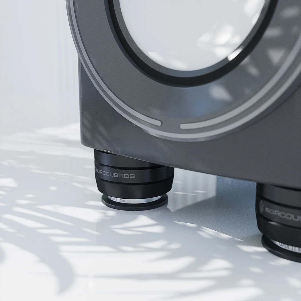 IsoAcoustics GAIA III Neo Floor Acoustic Isolators for Floorstanding Speakers & Subwoofers (4 units/set)