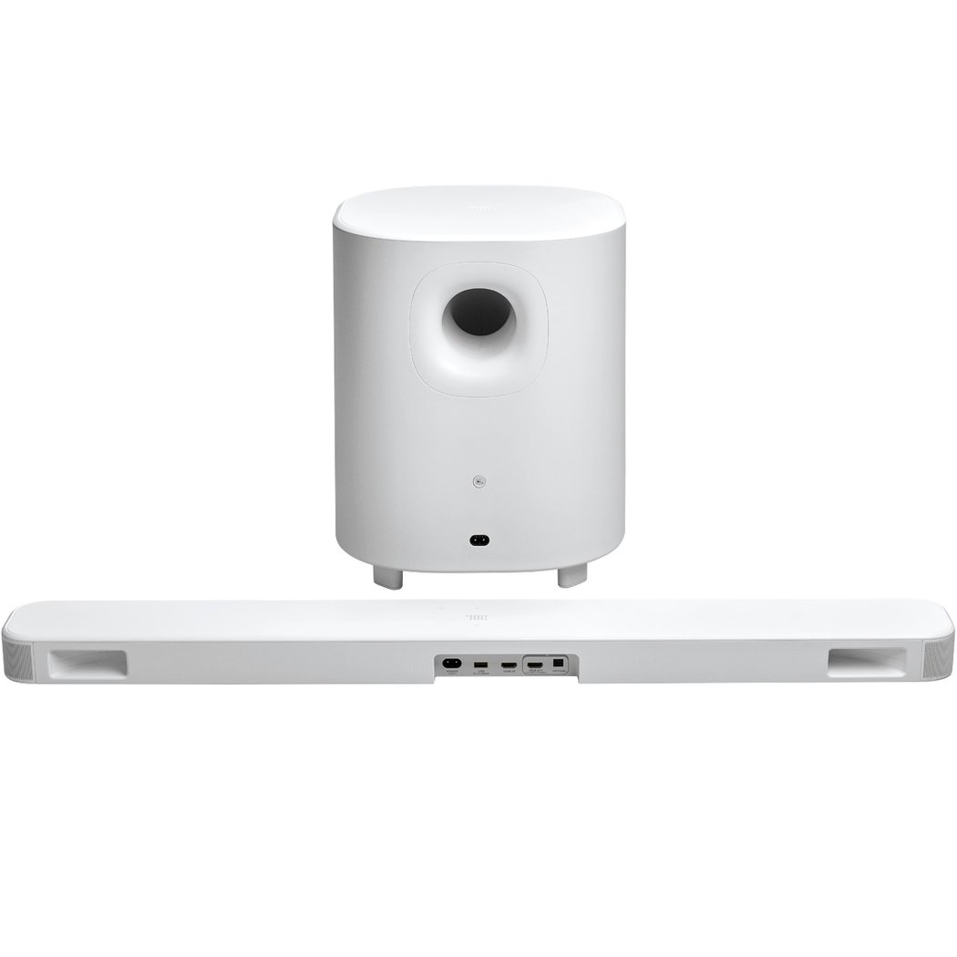 JBL Bar 500MK2 5.1 Dolby Atmos Wireless Bluetooth/WiFi Network Soundbar Speaker with 10” Wireless Subwoofer - White