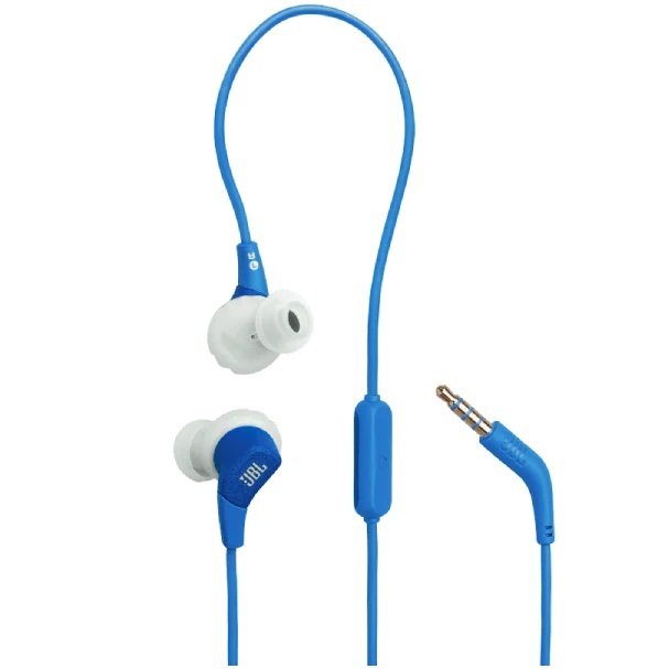 JBL Endurance Run 3 Wired In-Ear Earphone with Mic - Blue