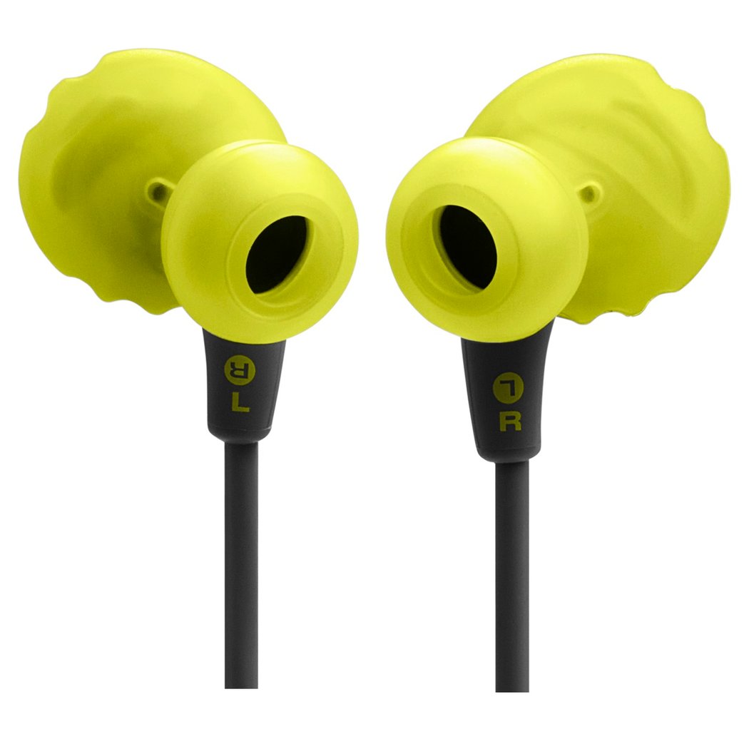 JBL Endurance Run 3C USB-C In-Ear Earphone with Mic - Black/Lime