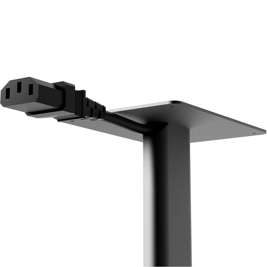 Kanto SPH Height-adjustable Universal Floor Speaker Stands for Bookshelf Speakers Matte Black