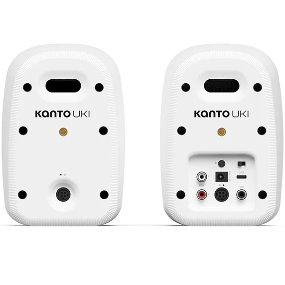 Kanto UKI Wireless Bluetooth Desktop Bookshelf Speakers - Chalk