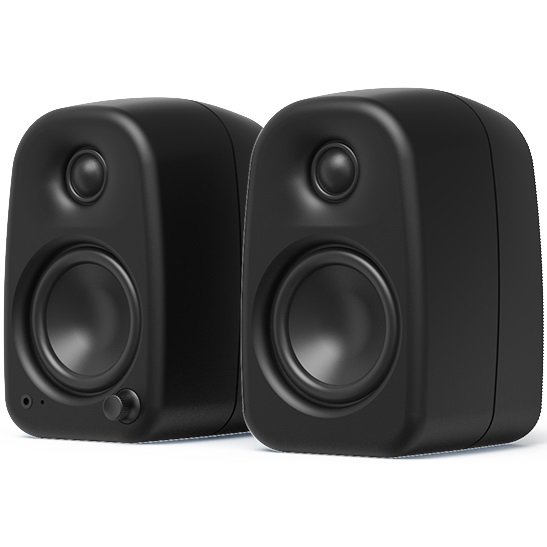 Kanto UKI Wireless Bluetooth Desktop Bookshelf Speakers - Onyx