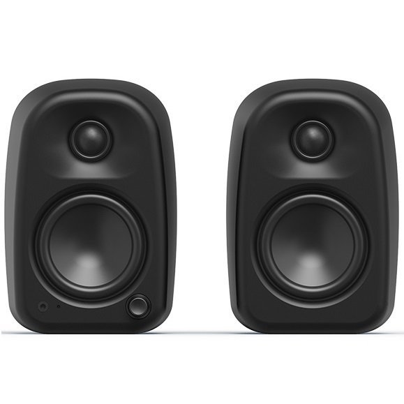 Kanto UKI Wireless Bluetooth Desktop Bookshelf Speakers - Onyx