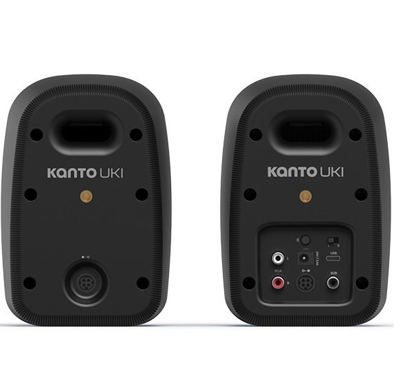 Kanto UKI Wireless Bluetooth Desktop Bookshelf Speakers - Onyx
