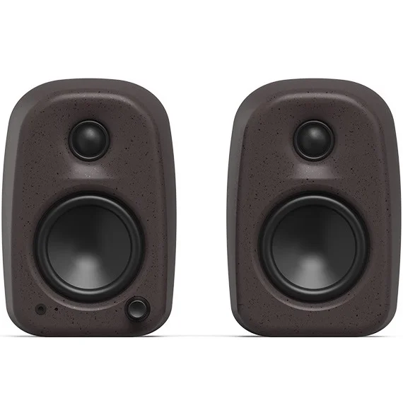 Kanto UKI Wireless Bluetooth Desktop Bookshelf Speakers - Pumice