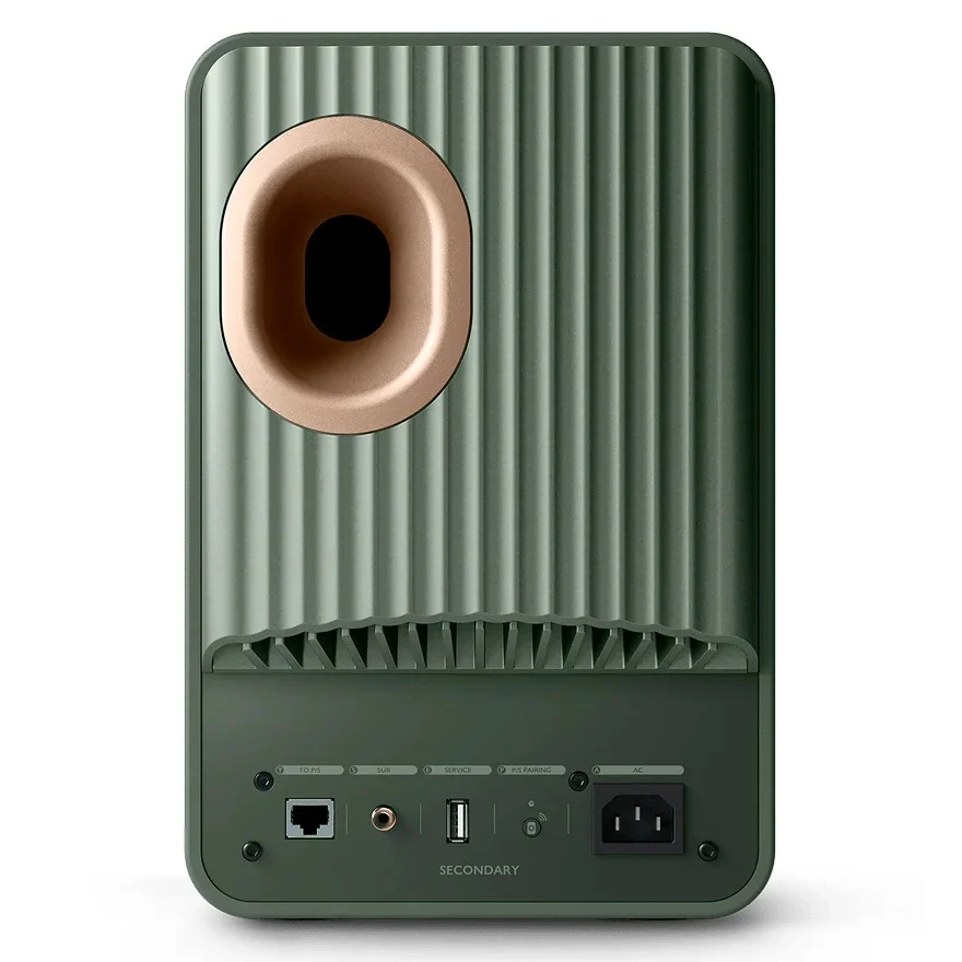 KEF LS50 Wireless II MQA Wireless Bluetooth WiFi Network Desktop Bookshelf Speakers HDMI Moss Green