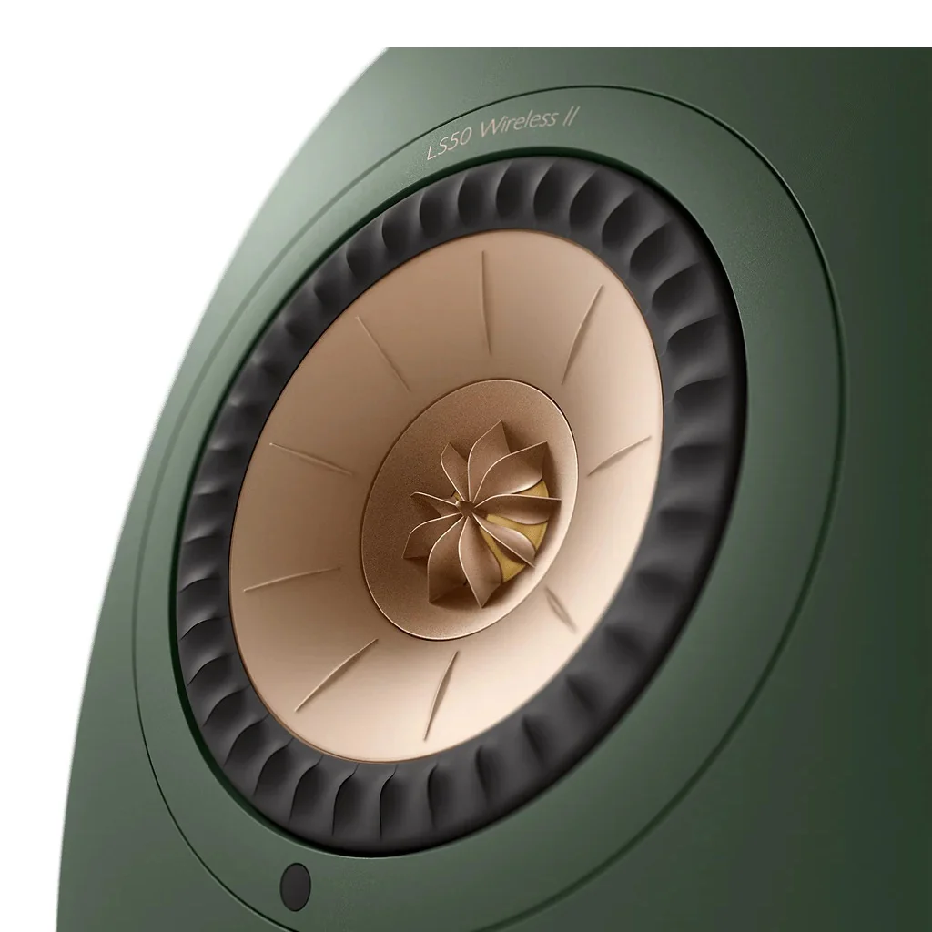 KEF LS50 Wireless II MQA Wireless Bluetooth WiFi Network Desktop Bookshelf Speakers HDMI Moss Green