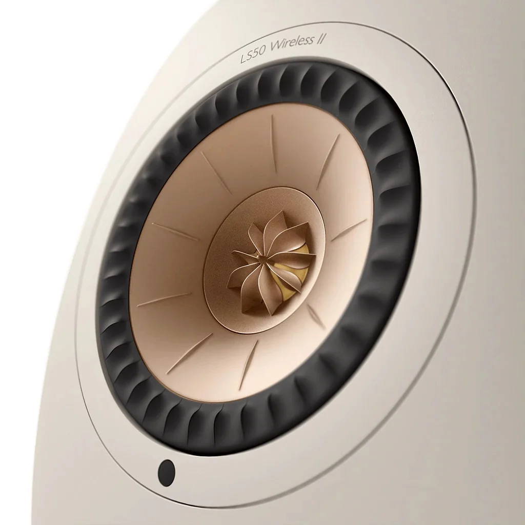 KEF LS50 Wireless II MQA Wireless Bluetooth/WiFi Network Desktop Bookshelf Speakers HDMI Sand Shell