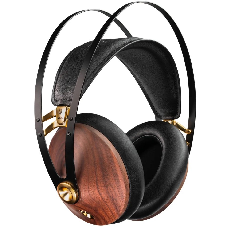 Meze 99 Classics 2nd Gen 40mm Dynamic Driver Wooden Earcups Closed-Back Over-Ear Headphone with Mic