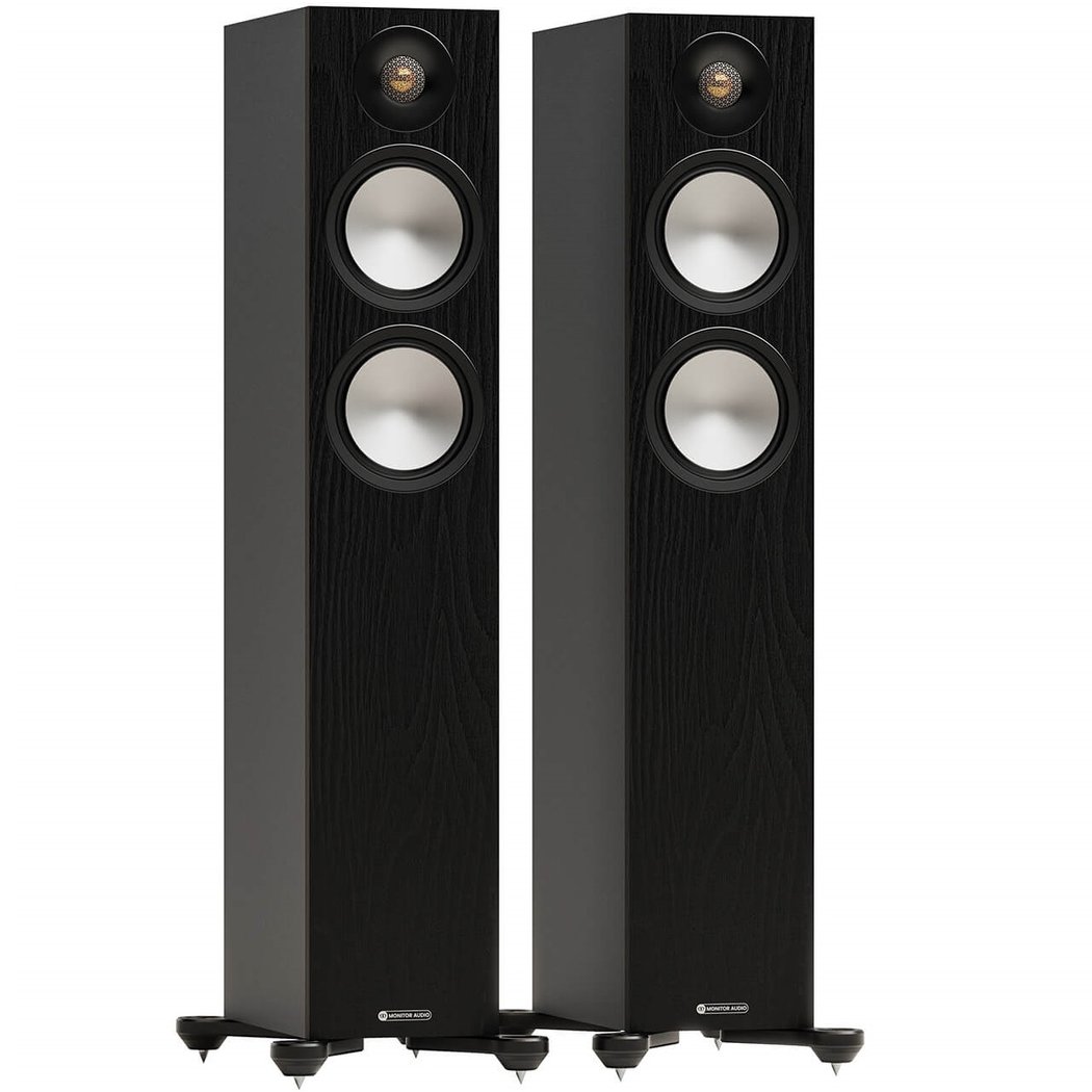 Monitor Audio Bronze 300 7G 2.5-Way Passive Floorstanding Speakers - Black