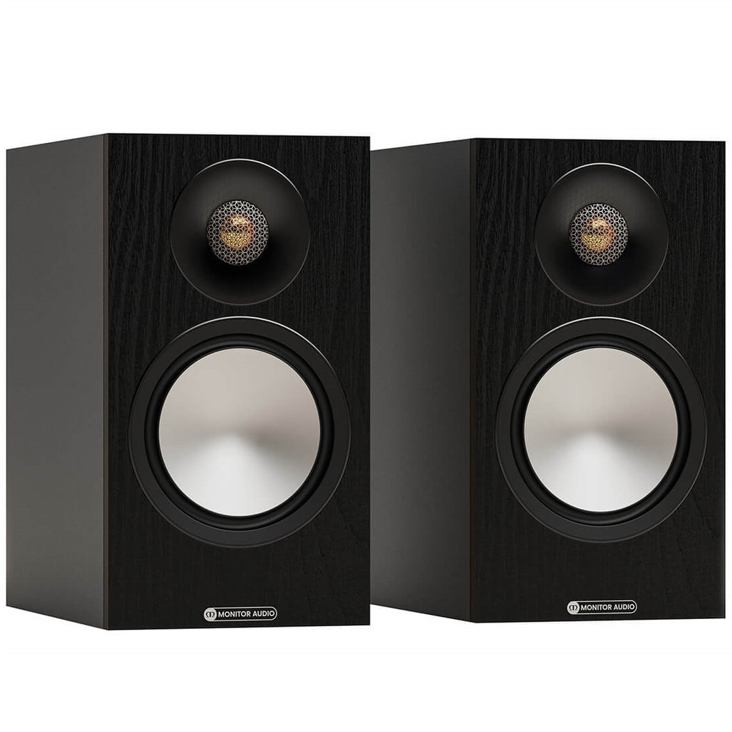 Monitor Audio Bronze 50 7G 2-Way Passive Desktop Bookshelf Speakers - Black