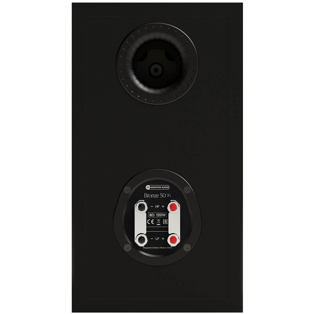 Monitor Audio Bronze 50 7G 2-Way Passive Desktop Bookshelf Speakers - Black
