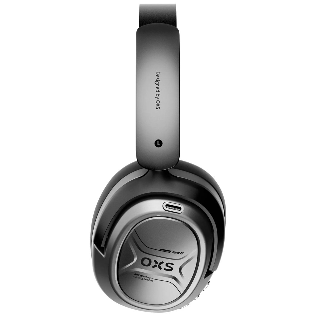 OXS Storm A2 Wired/Wireless Bluetooth+2.4GHz Noise-Cancelling - Black