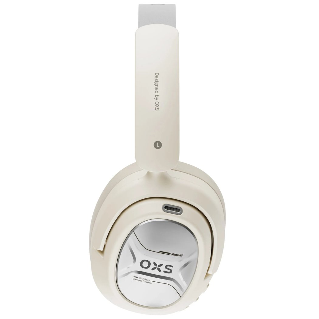 OXS Storm A2 Wired/Wireless Bluetooth+2.4GHz Noise-Cancelling - White