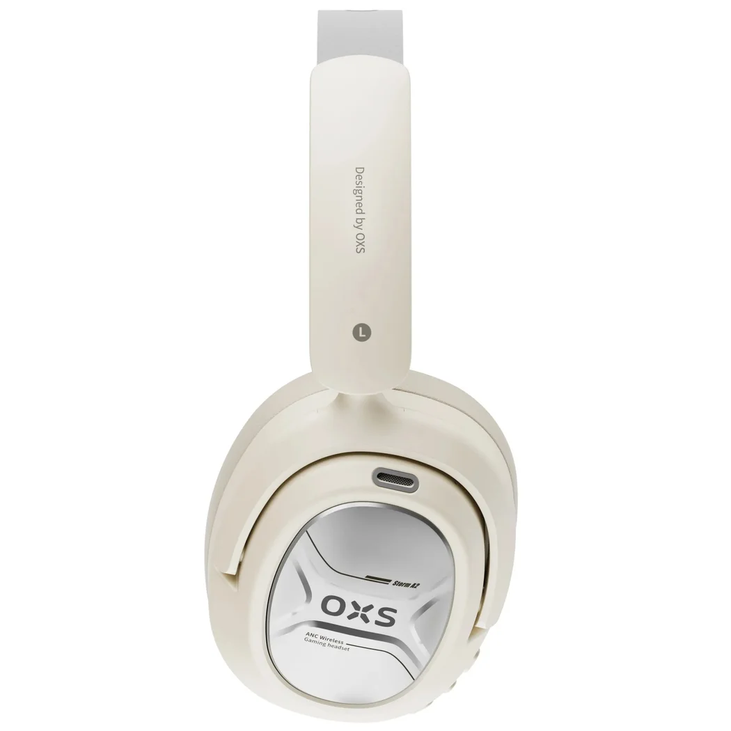OXS Storm A2 Wired/Wireless Bluetooth+2.4GHz Noise-Cancelling - White