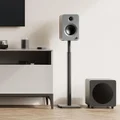 Kanto SPH Height-adjustable Universal Floor Speaker Stands for Bookshelf Speakers Matte Black