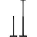 Kanto SPH Height-adjustable Universal Floor Speaker Stands for Bookshelf Speakers Matte Black