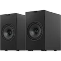 KEF Coda W Wireless Bluetooth Desktop Bookshelf Speakers USB-C HDMI Phono Dark Titanium