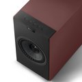 KEF Coda W Wireless Bluetooth Desktop Bookshelf Speakers USB-C HDMI Phono Vintage Burgundy
