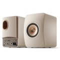 KEF LS50 Wireless II MQA Wireless Bluetooth/WiFi Network Desktop Bookshelf Speakers HDMI Sand Shell