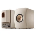 KEF LS50 Wireless II MQA Wireless Bluetooth/WiFi Network Desktop Bookshelf Speakers HDMI Sand Shell