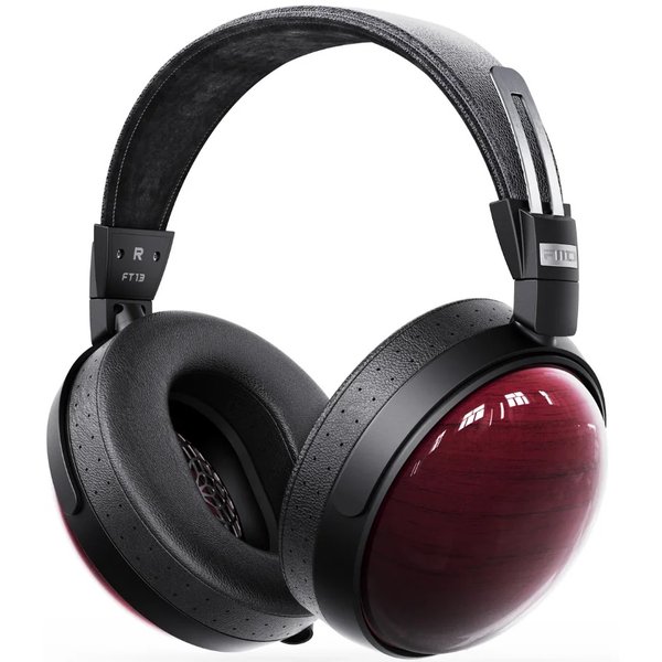 FiiO FT13 60mm Dynamic Driver Wooden Earcups Closed-Back Over-Ear Headphone