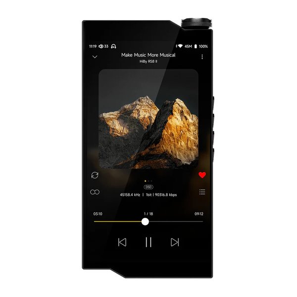 HiBy RS8II MQA Digital Audio Player - Black