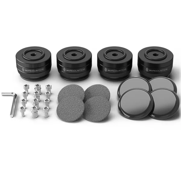 IsoAcoustics GAIA I Neo Floor Acoustics Isolators for Floorstanding Speakers & Subwoofers (4 units/set) - Black