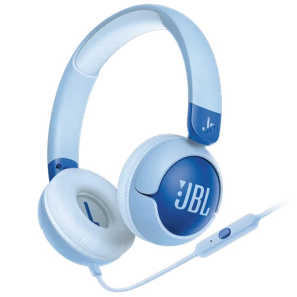 JBL Junior 320 Wired On-Ear Headphone for Kids - Blue