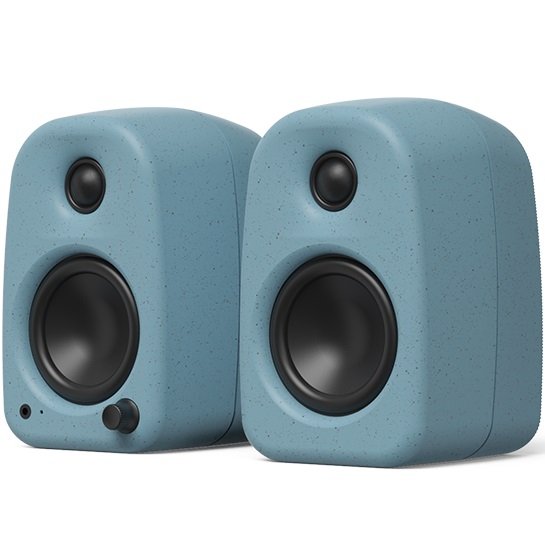 Kanto UKI Wireless Bluetooth Desktop Bookshelf Speakers - Cornflower