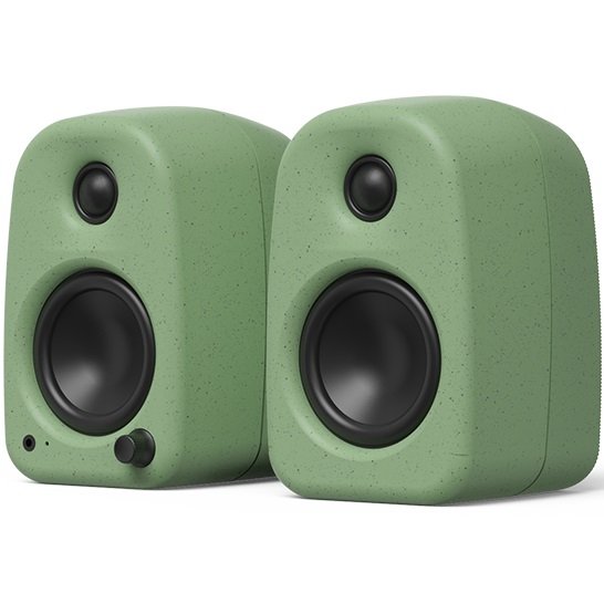 Kanto UKI Wireless Bluetooth Desktop Bookshelf Speakers - Sage