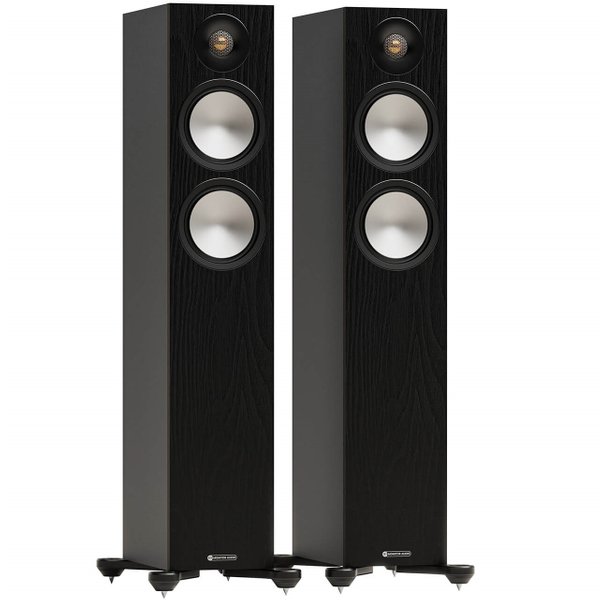 Monitor Audio Bronze 300 7G 2.5-Way Passive Floorstanding Speakers - Black